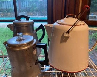 Old coffee pots