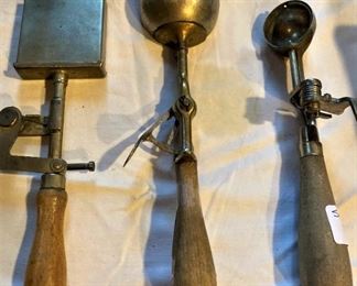 Antique kitchen utensils
