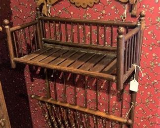 Antique wall shelf