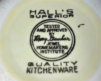Hall's Superior kitchenware - Jewel Homemakers Institute