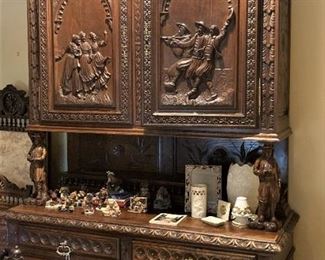 Another beautifully carved chest/cabinet