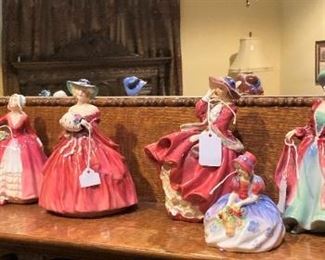 Royal Doulton ladies from England