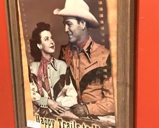 "Happy Trails to You" (from Roy Rogers and Dale Evans) as you travel to the July 29-31 estate sale on Wilder Way!