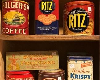 Vintage tins