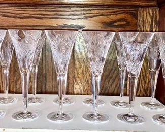 Waterford Crystal stems, several patterns 