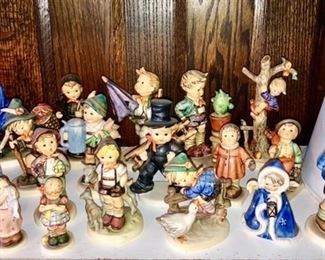 Hummel figurines, some are SOLD