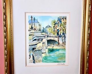 D. Cambier signed painting