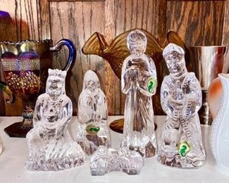 Waterford crystal nativity set