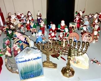 Many Hallmark ornaments, some are SOLD, large assortment of Christmas decor