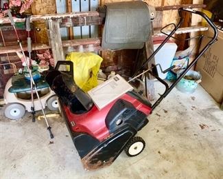 Toro snow blower is SOLD, garden caddy