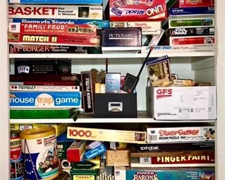 Vintage & modern games, some are SOLD
