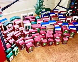 Many Hallmark ornaments, some are SOLD