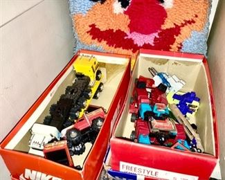 Vintage trucks, vintage transformers