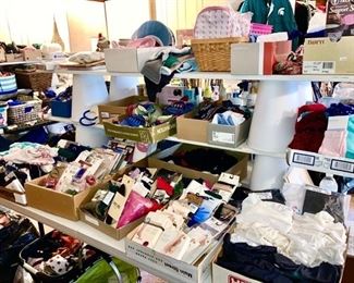 Socks, undergarments, tights, many new with tags