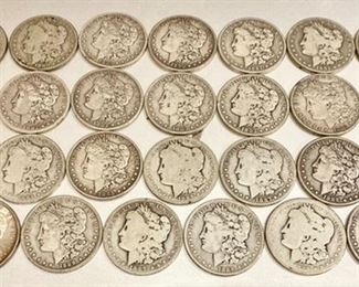 1880's Morgan Silver Dollars
