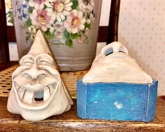 Signed R. Vandamme figures