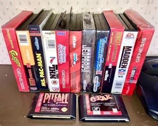 Vintage Sega Genesis games