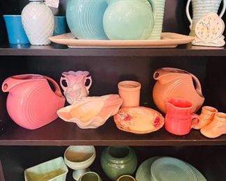 Vintage pottery
McCoy
Haegar
Roseville
Bauer
Fiesta ware
USA