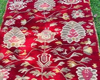 Wool vintage rug