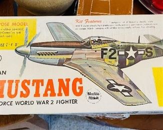 Vintage military plane kit
