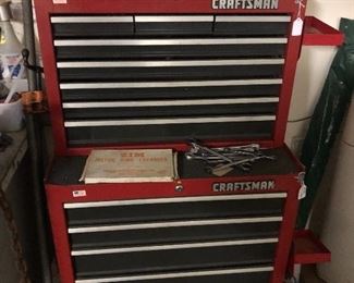 Craftsman tool box on casters
8 drawer craftsman tool box
