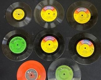 Collection of Disney 33-1/3 rpm records - no sleeves