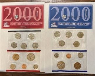 2000 uncirculated coin set