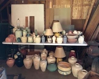 Large Art-Deco Mar-kel pottery collection