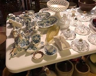 Meissen items and more stoneware jugs
