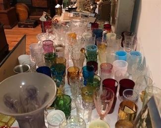 Tons of glassware!