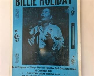 799 Vintage Billie Concert Postermin