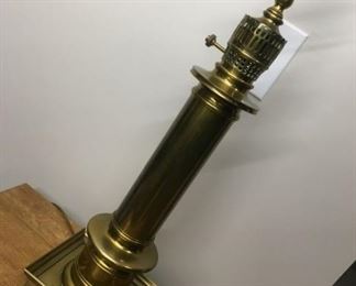 799 Brass Oil Electrified Table Lamp X2min