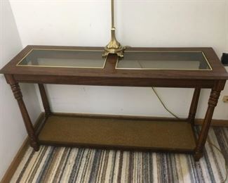 799 Glass Top Console Tablemin