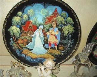 Porcelain Legend Of The Snowmaiden A Song Of Love Plate #4 Russian Folktale 