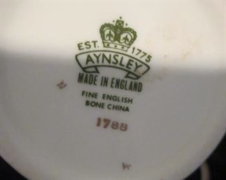 Aynsley Fine Bone China England Demitasse Set