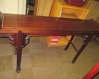 Asian Carved Console Table

