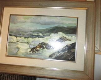 Listed Art Oils, Lithographs & Prints To Choose From