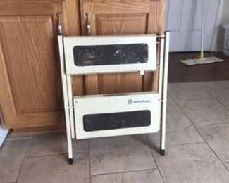 metal step stool