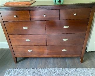 chest of drawers 4'7"W x 43"H