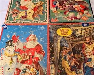 Antique children’s puzzles by Whitman