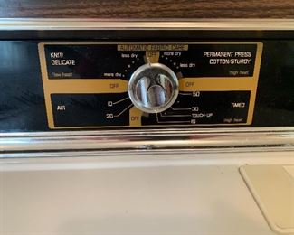 Top of Kenmore a gas dryer