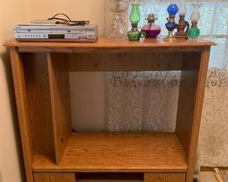 Oak television stand
