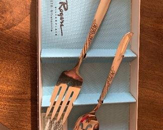 Rogers silver plate serving pieces