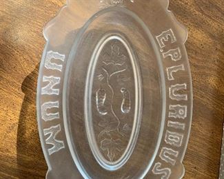 E. PLURIBUS UNUM Plate