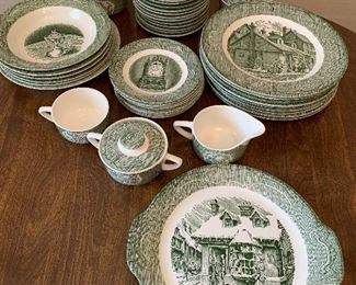 Courier and Ives china