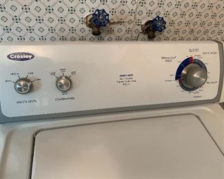 Front of Crosley washing machine