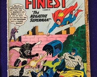 Worlds Finest the Negative Superman comic book