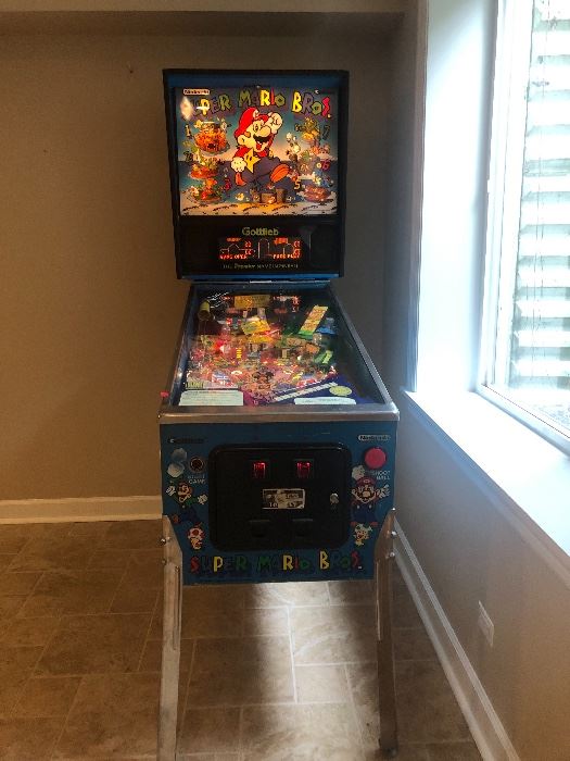 Super Mario Bros Pinball! 

Silent Auction - come see this fantastic pinball and place your bid
Pick up Saturday after sale  ends 