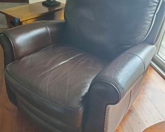 Bassett Leather arm chair