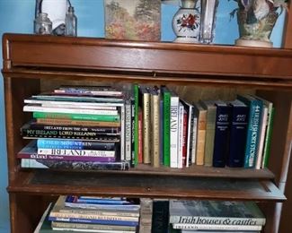Lawyers bookcase with books from Ireland